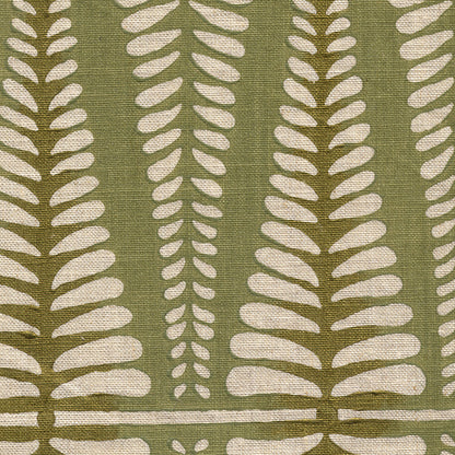 Fern Handblock Fabric by Galbraith & Paul in Sage