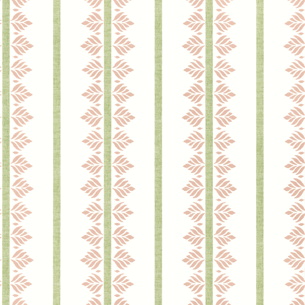 Fern Stripe Wallpaper by Anna French in Blush (AT15100)