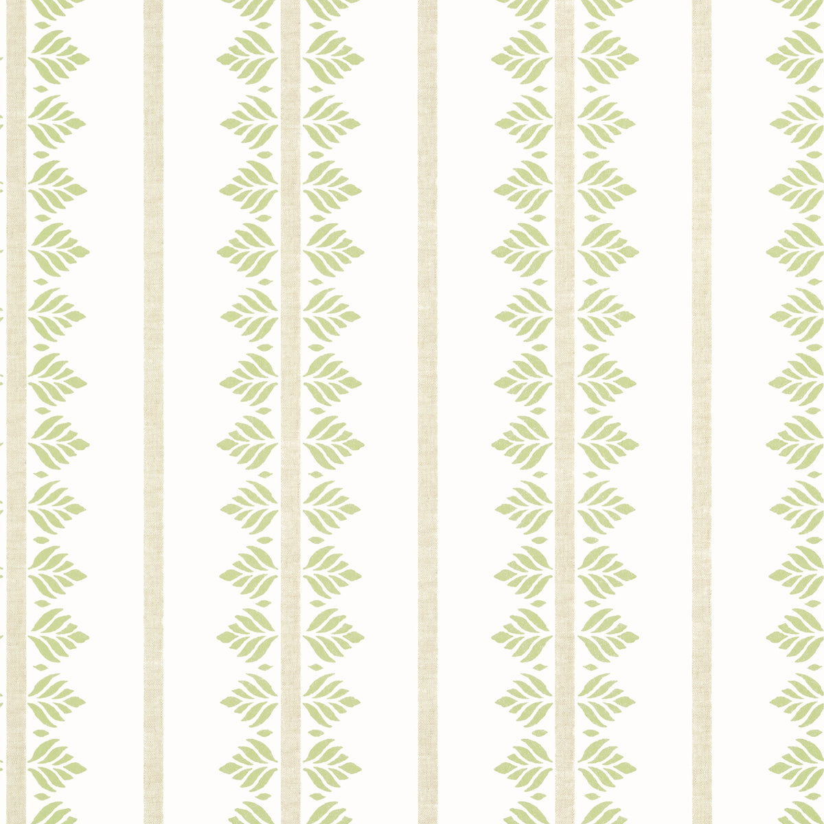 Fern Stripe Wallpaper by Anna French in Green (AT15102)