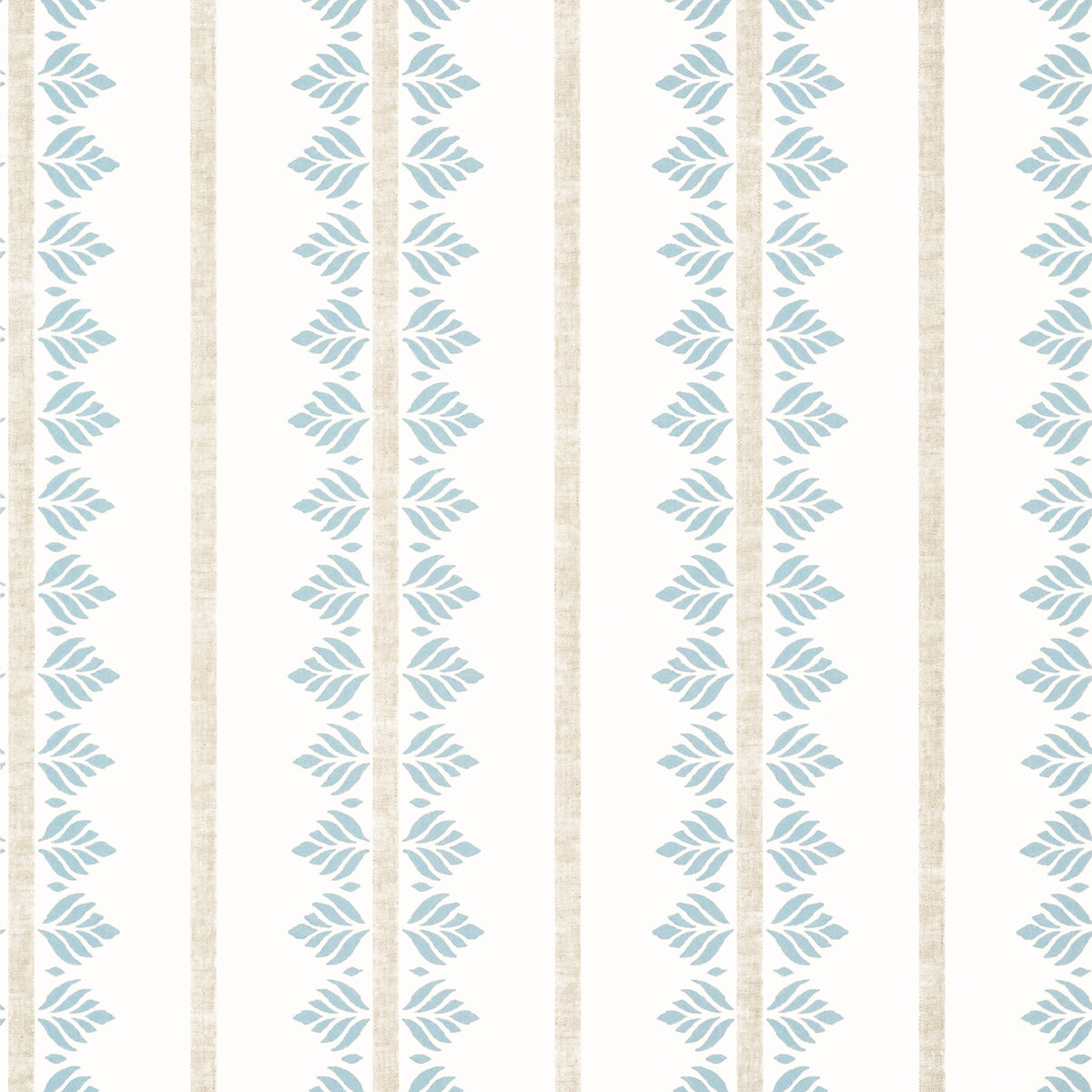 Fern Stripe Wallpaper by Anna French in Spa Blue (AT15103)