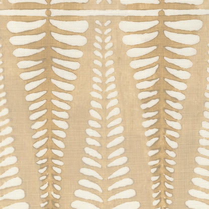 Fern Handblock Fabric by Galbraith & Paul in Toast