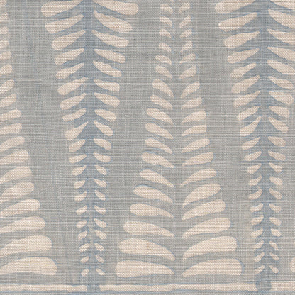 Fern Handblock Fabric by Galbraith & Paul in Wave