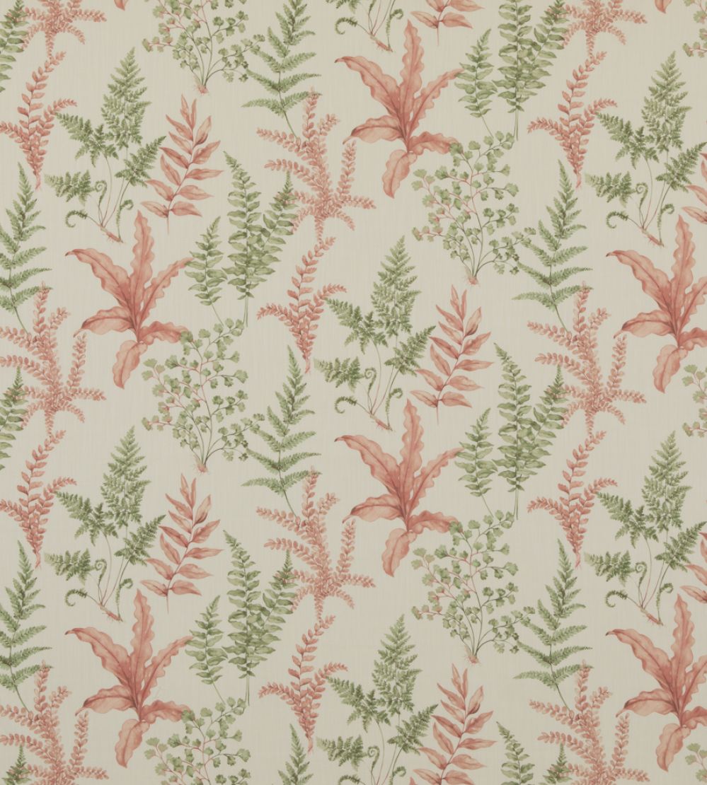 Ferndown Fabric by Baker Lifestyle Green/Pink