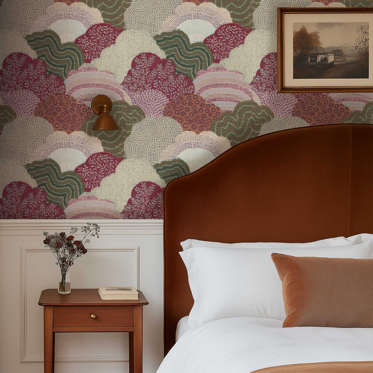 Fernshaw Bramble Wallpaper