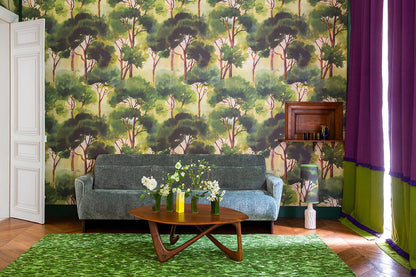 Ferret Wallpaper by Pierre Frey shown in a room setting (view 1)