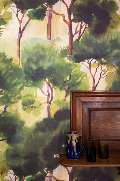 Ferret Wallpaper by Pierre Frey shown in a room setting (view 2)