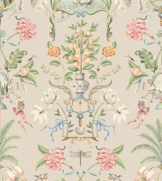 Festa di Lividonia Infinito Wallpaper by Eijffinger Mauve