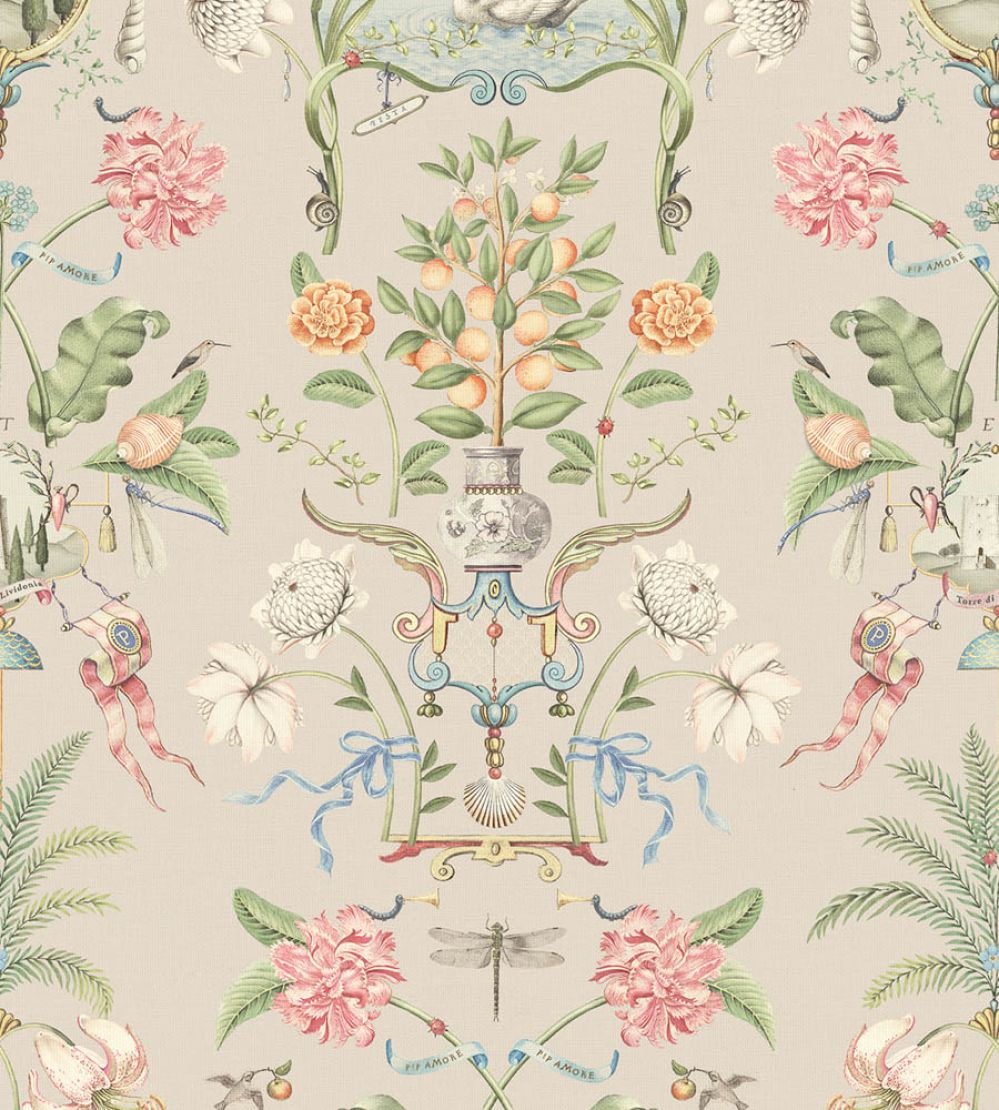 Festa di Lividonia Infinito Wallpaper by Eijffinger Mauve