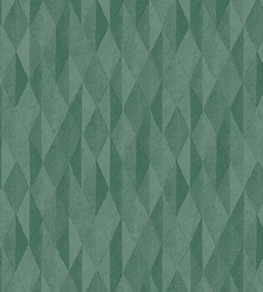 Festival Diamond Wallpaper by Eijffinger Green