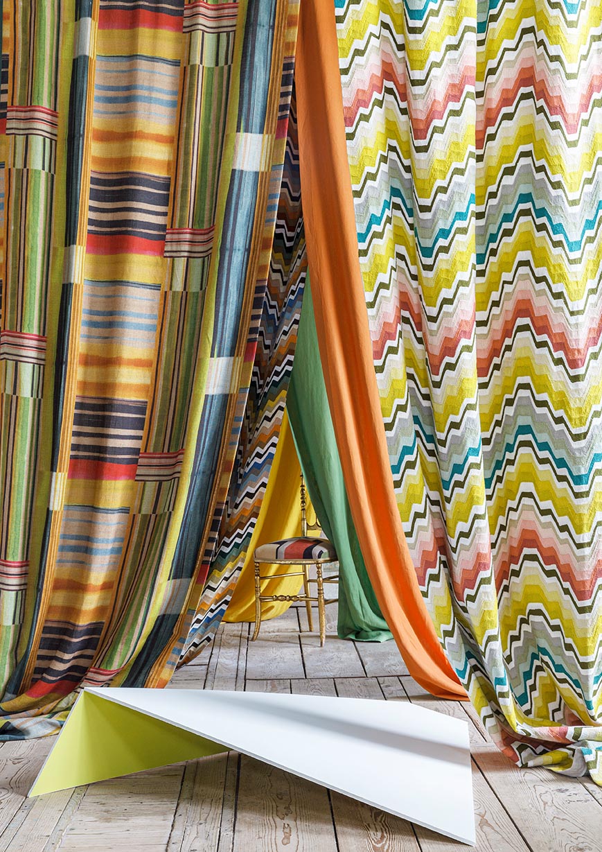 Festival Fabric by Pierre Frey shown in a room setting (view 2)