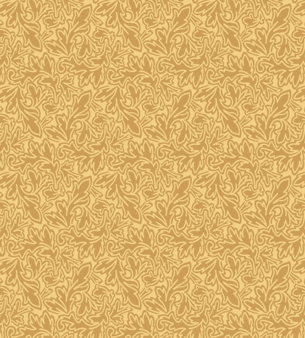 Feuille Wallpaper by Farrow & Ball India Yellow