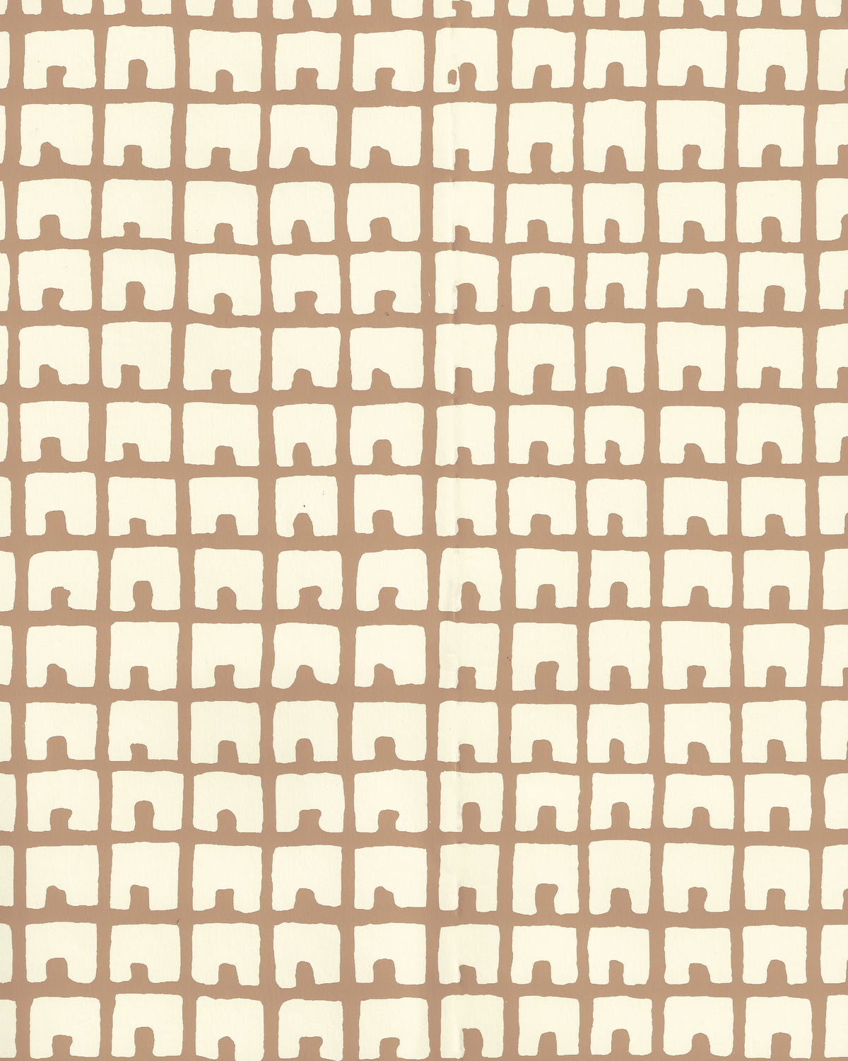 Fez Background Camel Off White wallpaper by China Seas