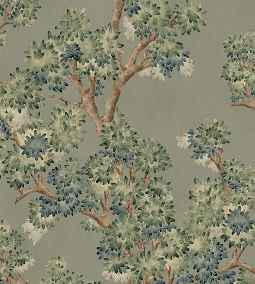 Field Maple Wallpaper by Coordonne Sage