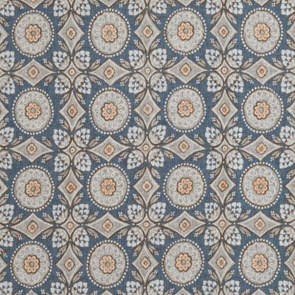 Figaro Fabric by Marvic Textiles in Indigo