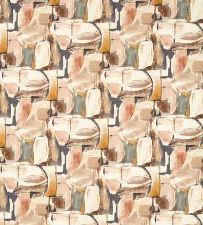 Figura Fabric by Clarke & Clarke Blush/Natural