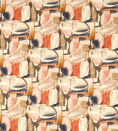 Figura Fabric by Clarke & Clarke Midnight/Spice