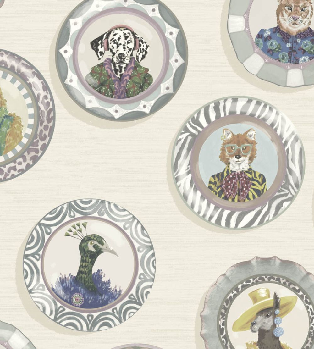 Fine China Wallpaper by Brand McKenzie Chalk