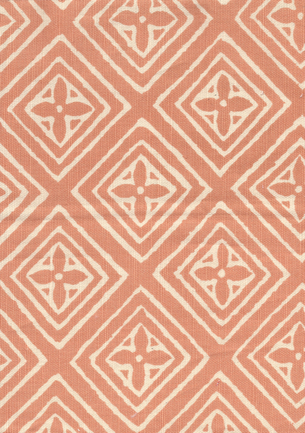 Fiorentina Pale Terracotta on Tint fabric by China Seas