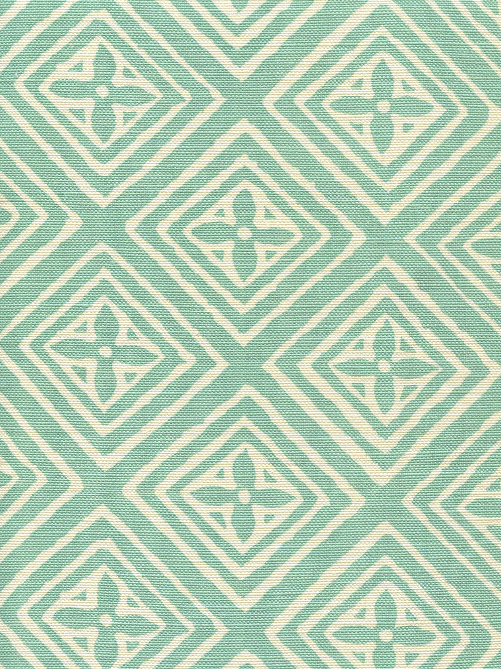 Fiorentina Turquoise on Tint fabric by China Seas