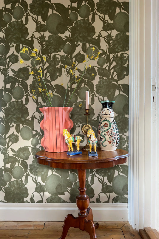 Firenze Wallpaper by Studio Lisa Bengtsson in Green