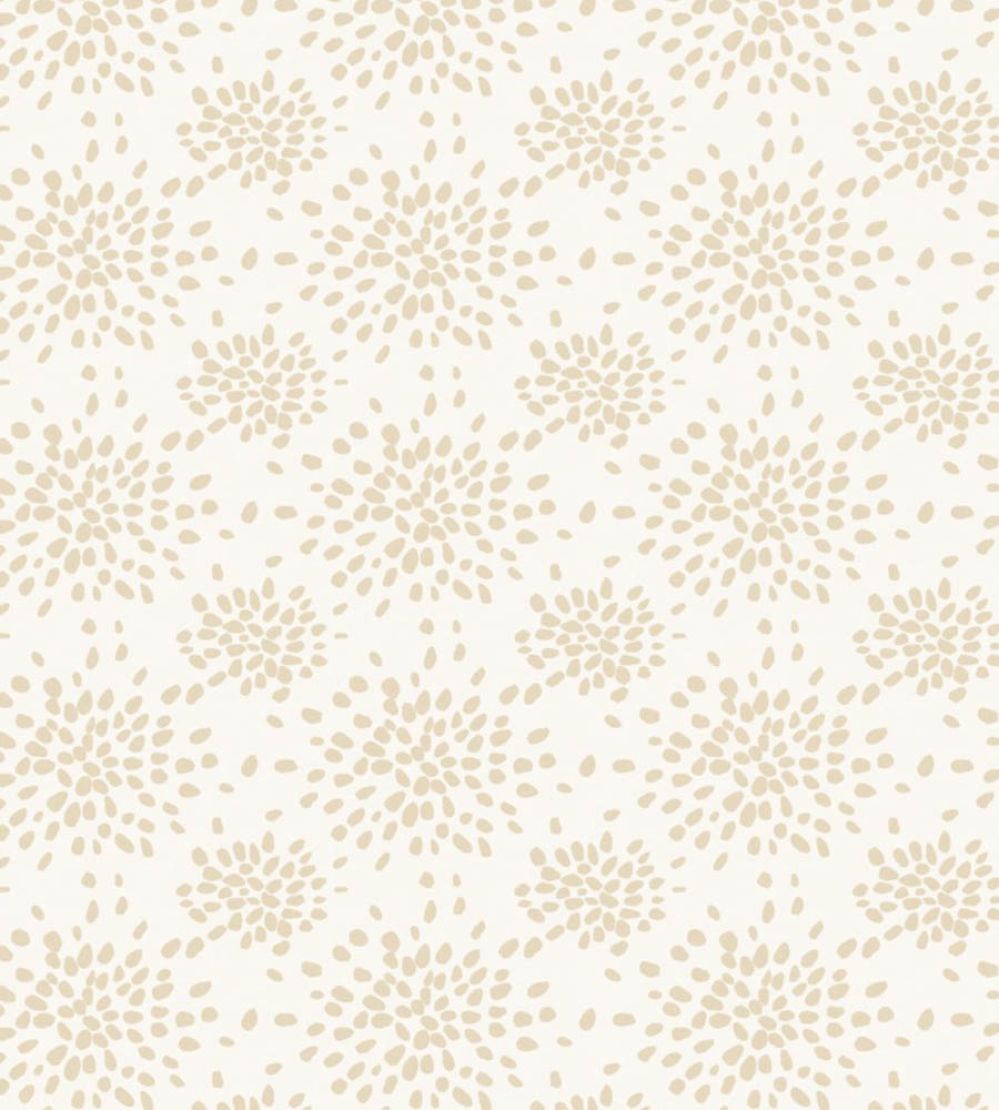 Fireworks Wallpaper by Scalamandre Beige On White