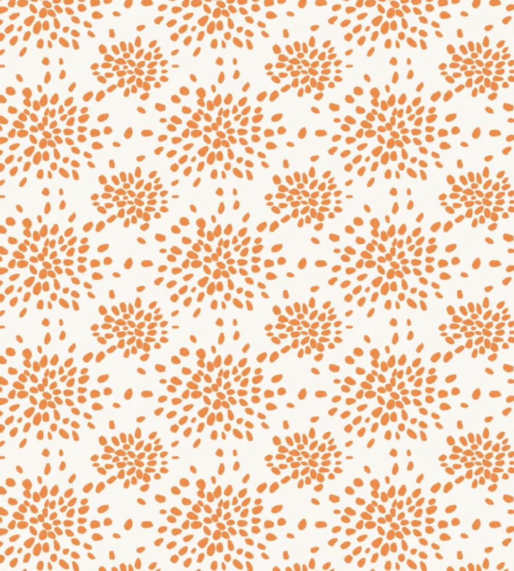 Fireworks Wallpaper by Scalamandre Tangerine