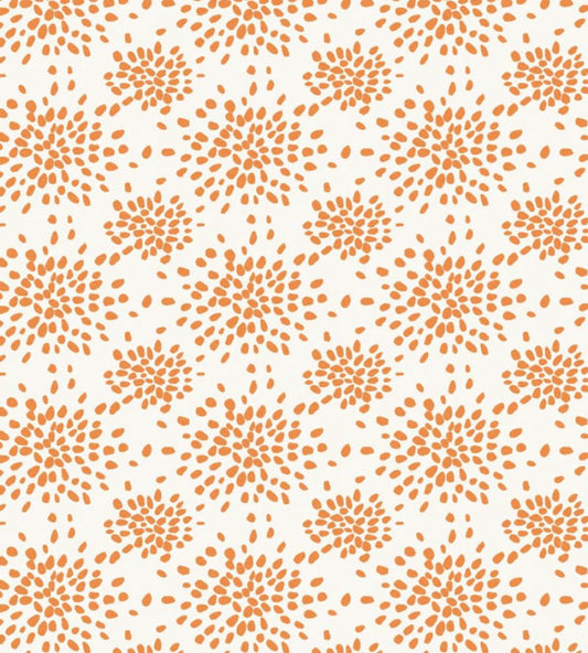 Fireworks Wallpaper by Scalamandre Tangerine
