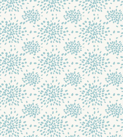 Fireworks Wallpaper by Scalamandre Turquoise