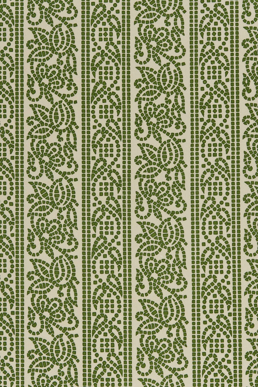 Aztec Geo Performance Fabric by Vanrenen Hanbury in Green