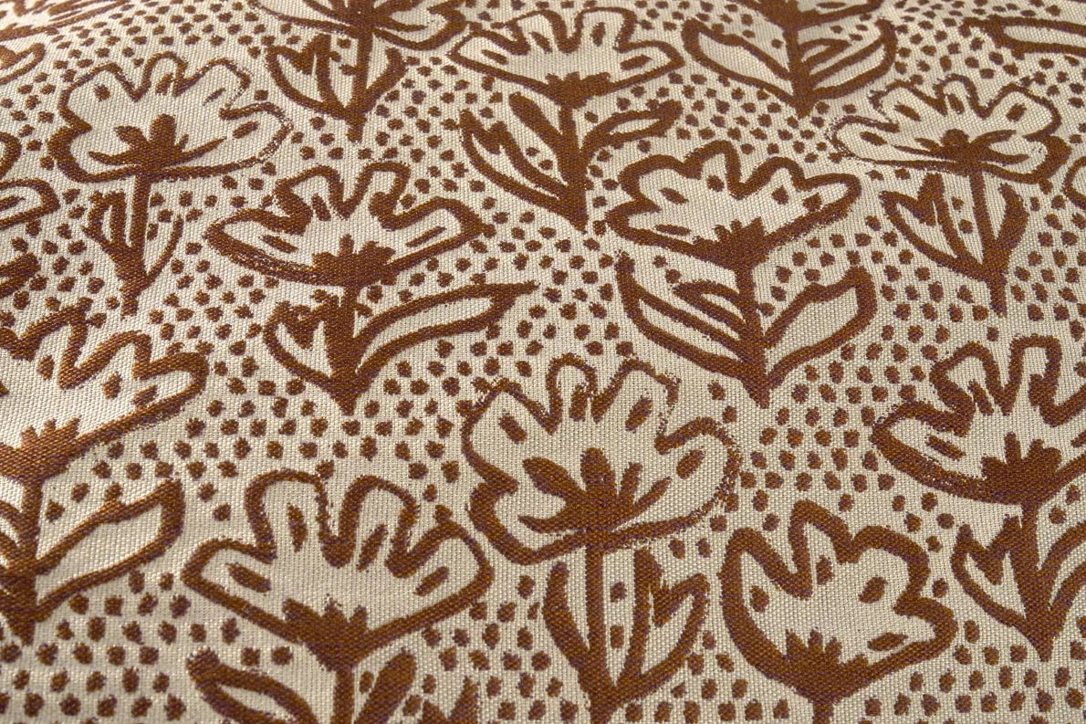 Fleur de Coton Fabric by Le Manach in Fleur de Coton N3179 (L5071_FLEUR_DE_COTON_N3179_FE)