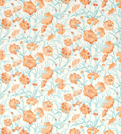 Fleur de Joie Fabric by Harlequin Paprika/Aqua