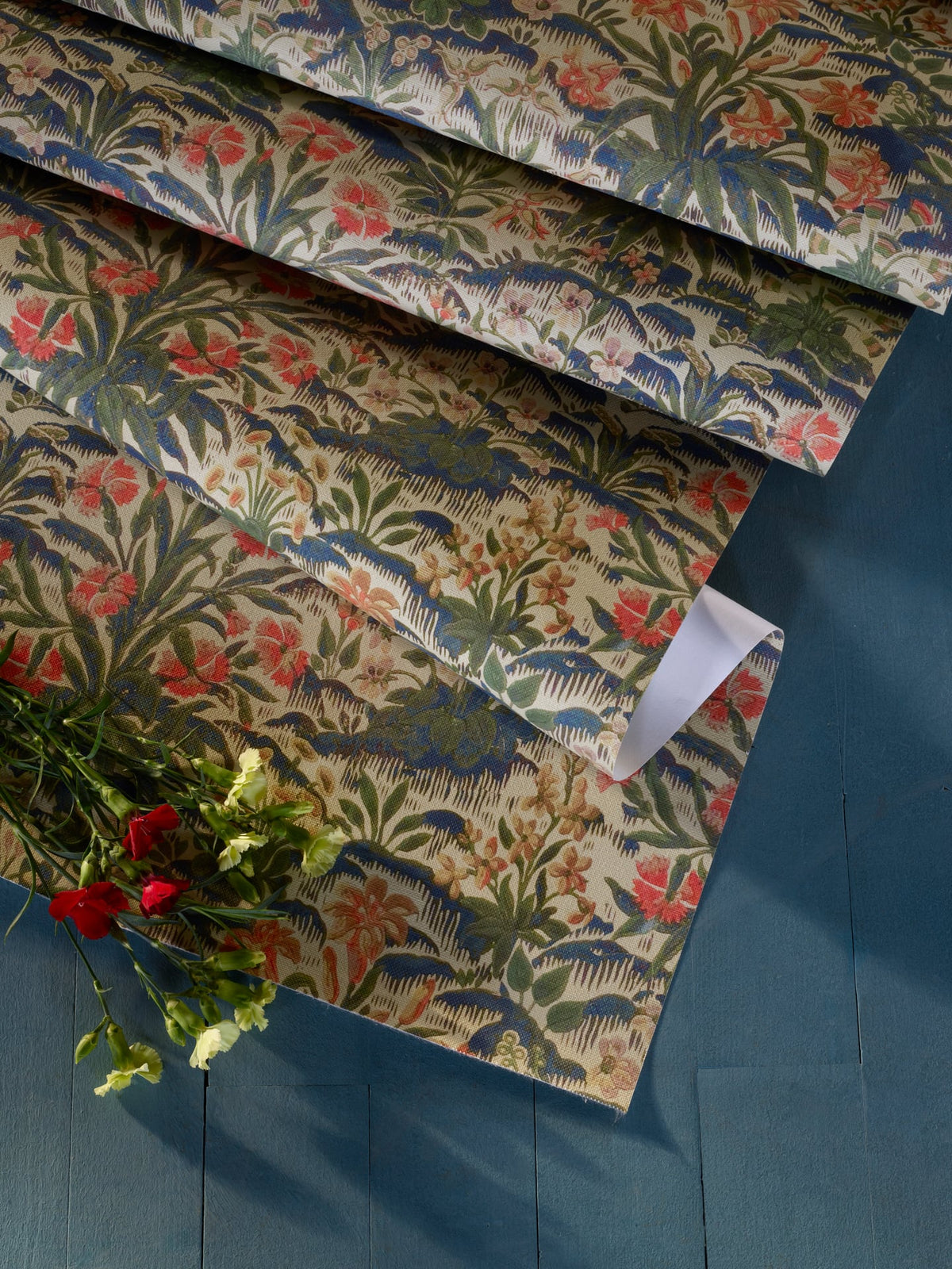 Fleurs de Guise Wallpaper by Pierre Frey shown in a room setting (view 2)