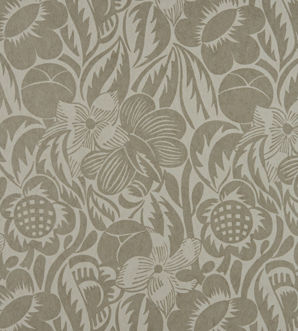 Fleurs Etoilees Wallpaper by Christopher Farr Cloth Slate