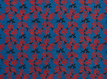 Fleurs Etoilees Rug by Le Manach in Bleu (LT102001)