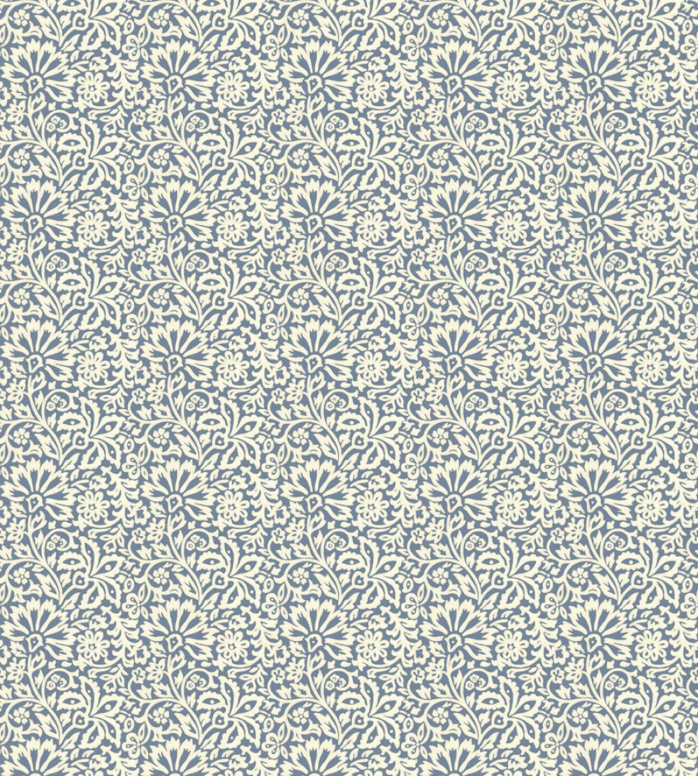 Flora Wallpaper by GP & J Baker Indigo