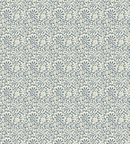 Flora Wallpaper by GP & J Baker Indigo