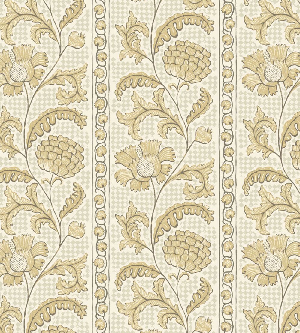 Floral Check Wallpaper by Josephine Munsey Lemon and Salt Ridge
