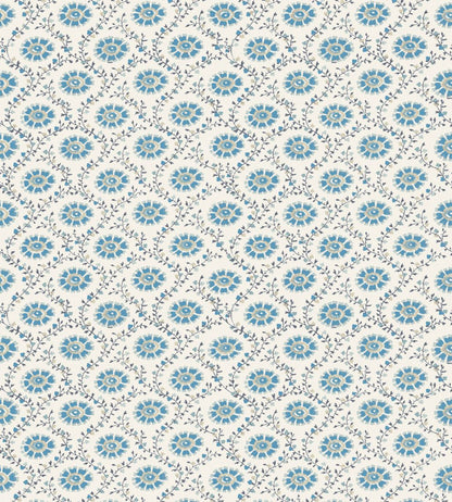 Floral Ogee Wallpaper by DADO 01 Blue