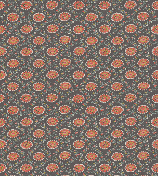 Floral Ogee Wallpaper by DADO 03 Madder