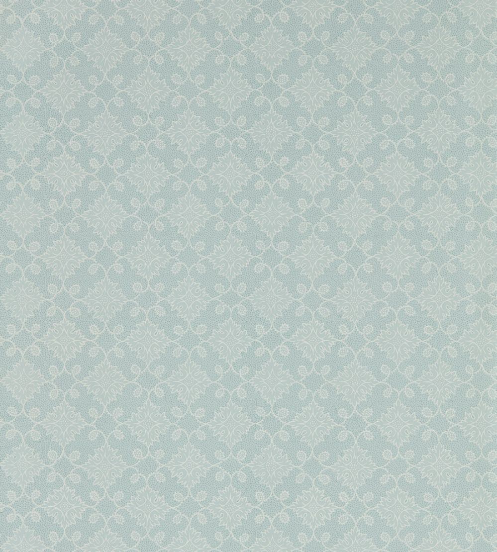 Floral Tracery Wallpaper by Zoffany Wedgwood Blue