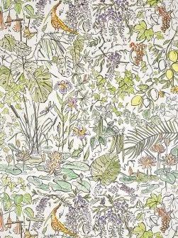 Flore Wallpaper by Pierre Frey in Tropical (FP089002)