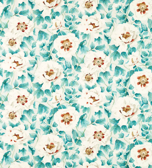 Florent Fabric by Harlequin Hempseed / Lagoon / Rosehip