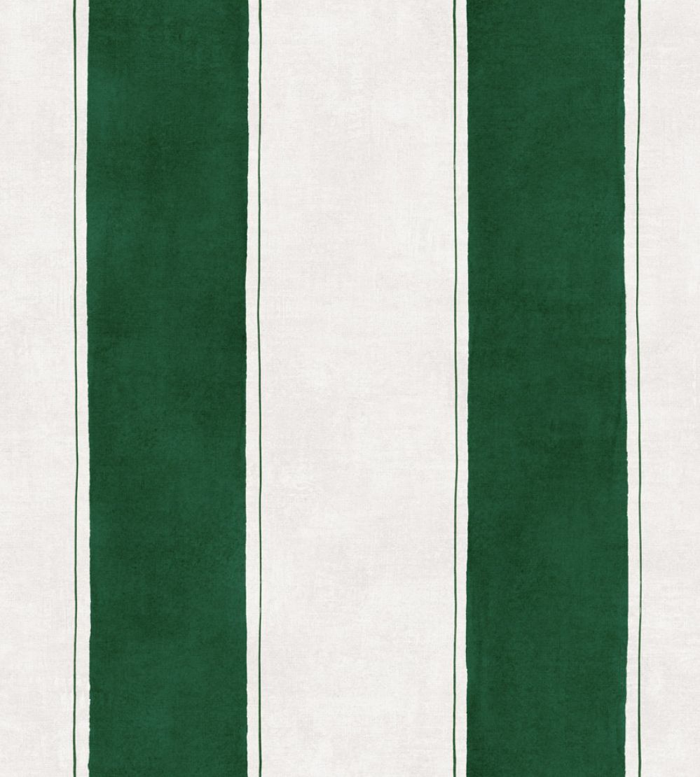 Florentine Stripe Wallpaper by Coordonne Emerald