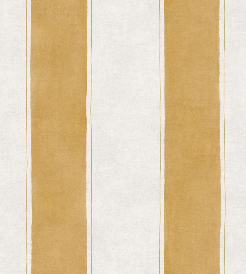 Florentine Stripe Wallpaper by Coordonne Mustard