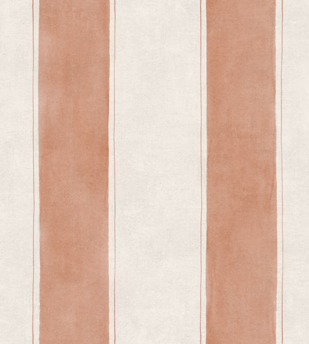 Florentine Stripe Wallpaper by Coordonne Peach