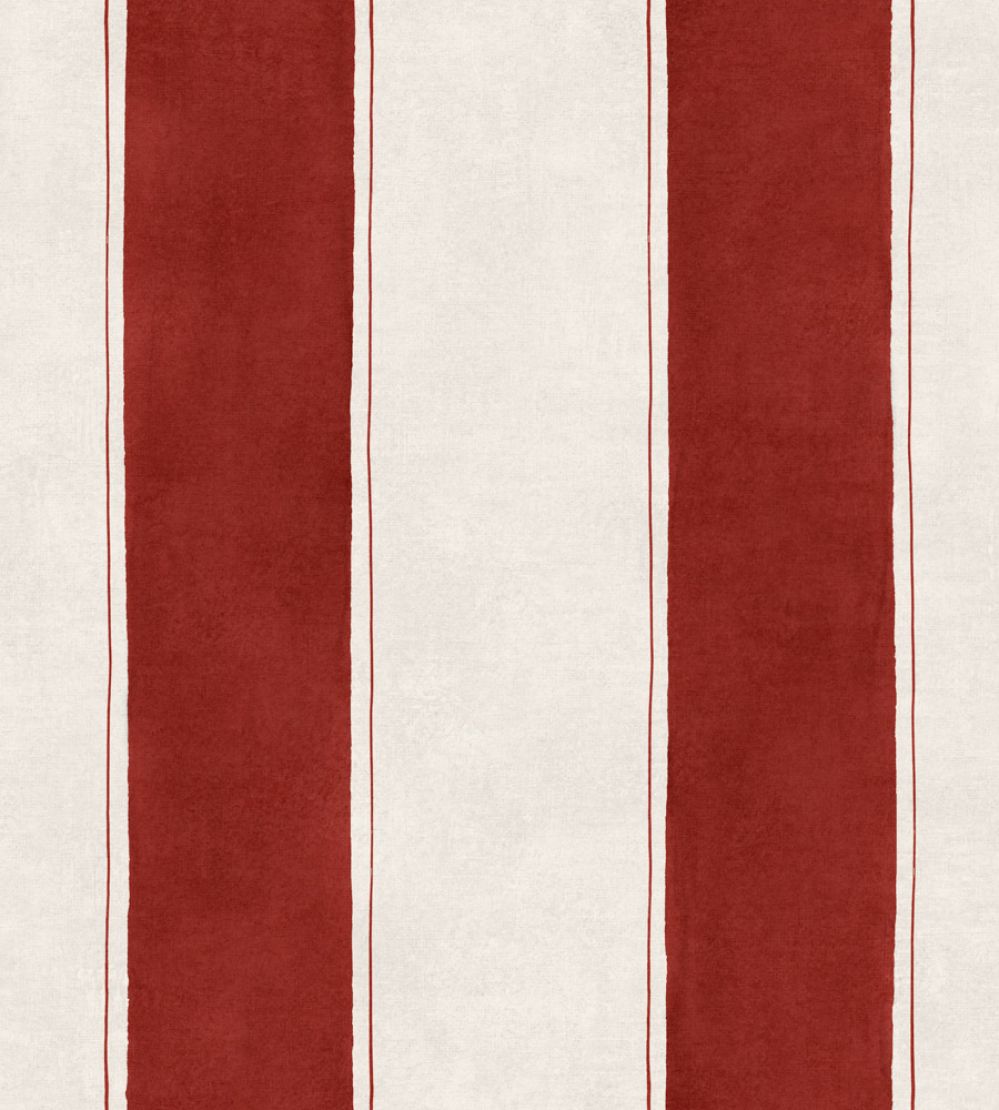Florentine Stripe Wallpaper by Coordonne Vermilion