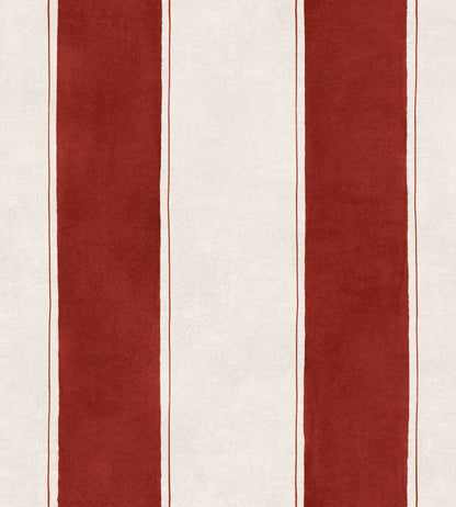 Florentine Stripe Wallpaper by Coordonne Vermilion