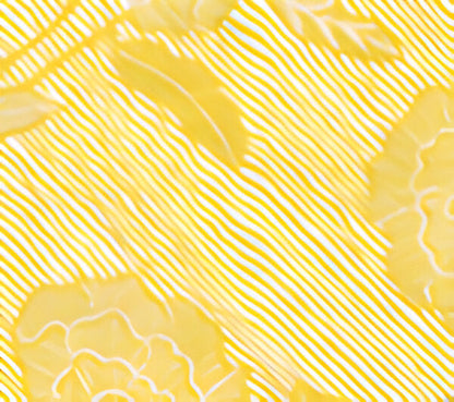 Flores II Inca Gold Cream fabric by China Seas