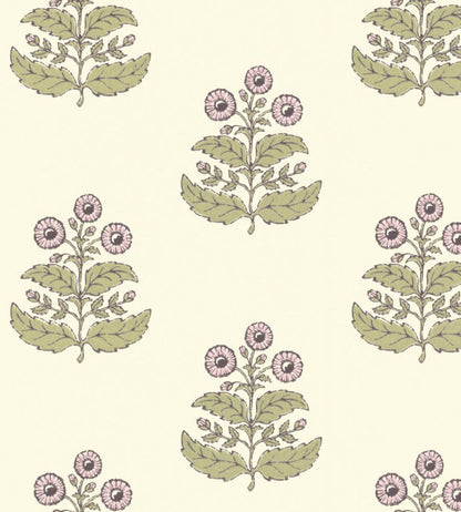 Floret Wallpaper by Langelid Von Bromssen Lilac