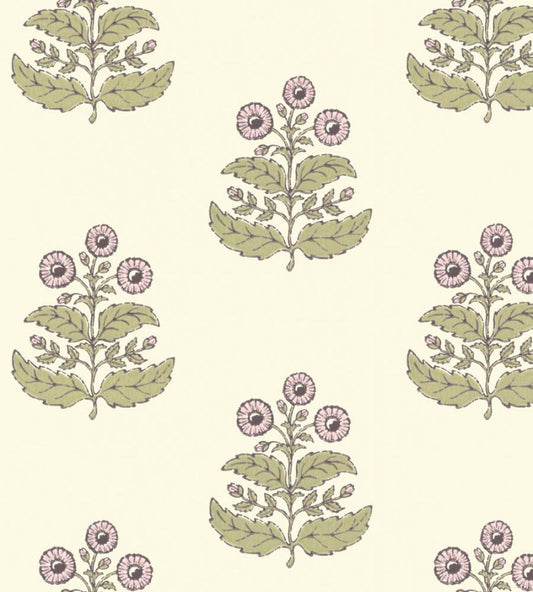 Floret Wallpaper by Langelid Von Bromssen Lilac